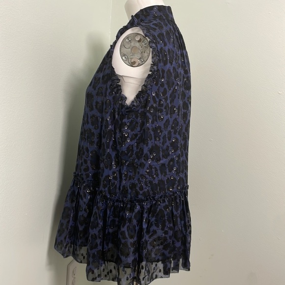 Kate Spade Leopard Clip Dot Top - Picture 7 of 11